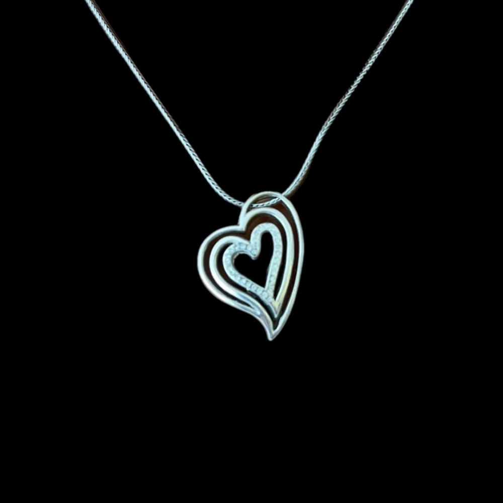 Brighton infinity triple heart necklace